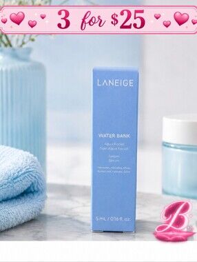 3/$25 Laneige Mini Water Bank Aqua Facial Serum